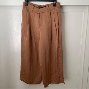 Zara medium brown/bronze pants